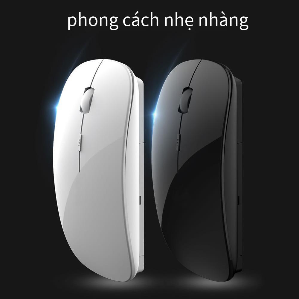 Giá thấp nhất 2.4g chuột không dây thời trang mỏng chuột không dây quang điện màu chuột tiết kiệm điện tắt tiếng chuột siêu nhỏ