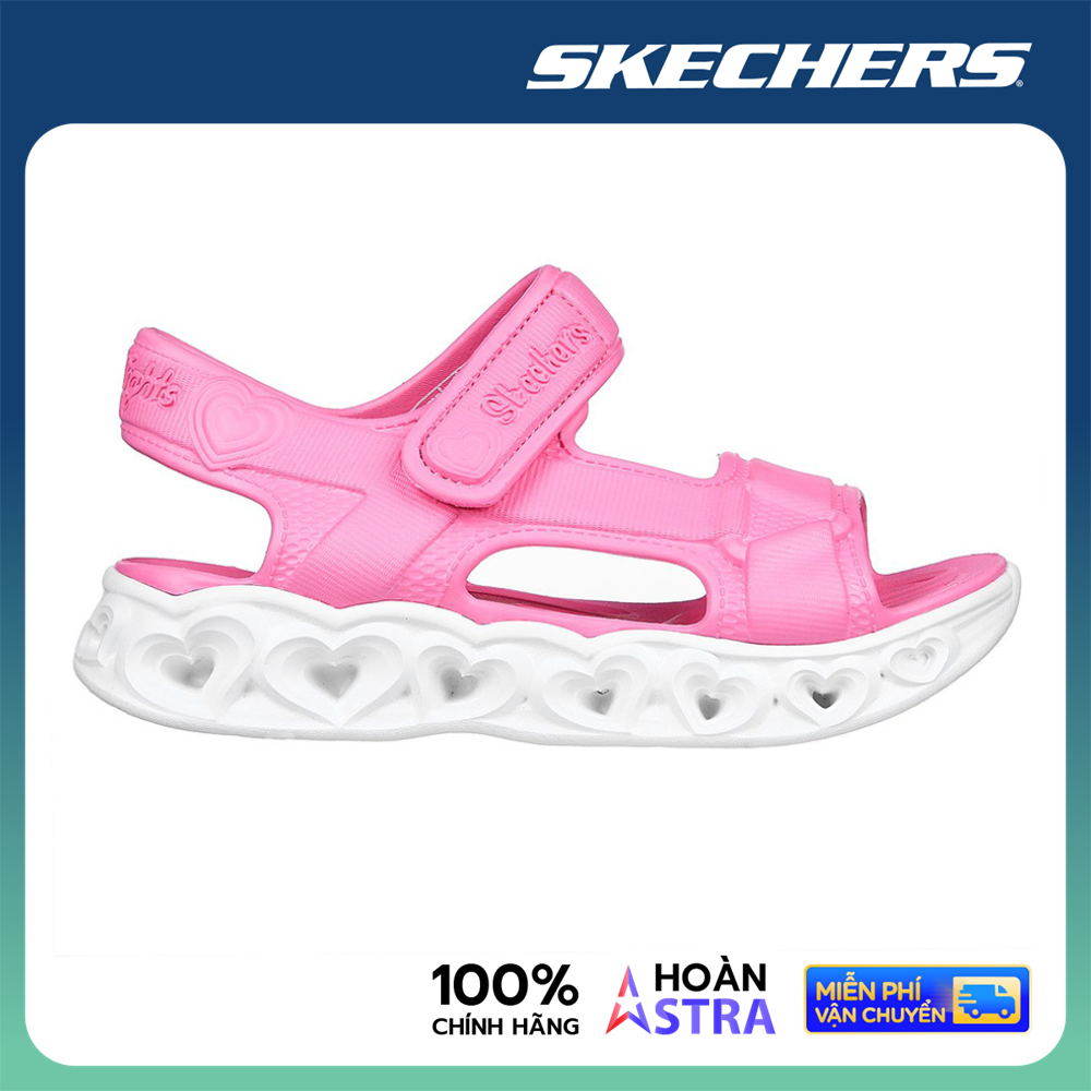 Skechers Bé Gái Xăng Đan Heart Lights Sandals - 308045L-PNK