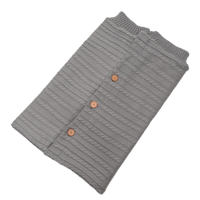 Túi Ngủ Cho Bé Bao Da Mùa Đông Trẻ Em Sleepsack Footmuff Cho Xe Đẩy Dệt Kim Ngủ Tất Sơ Sinh Đầm Len Dệt Kim Slaapzak