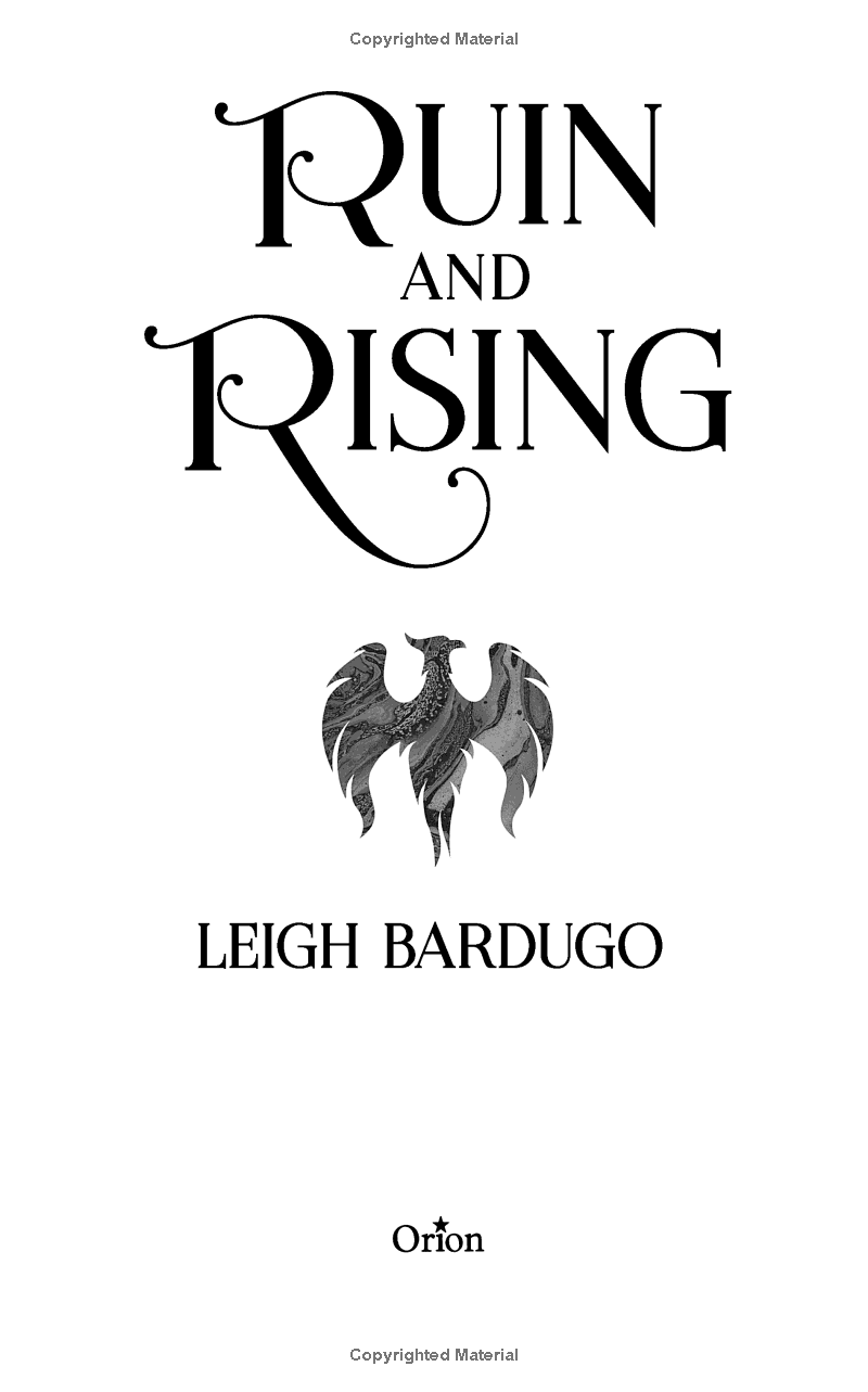 Shadow And Bone Book 3: Ruin And Rising
