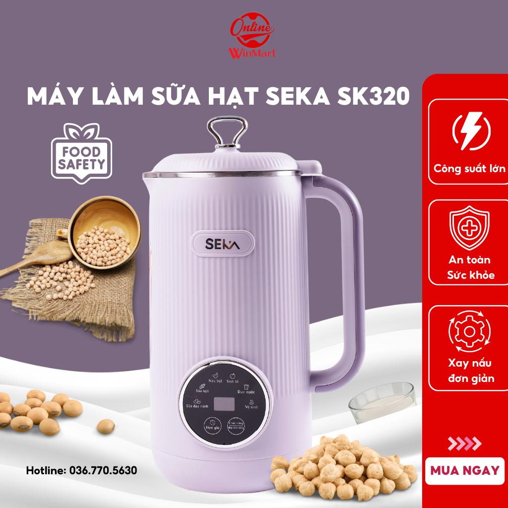 Máy Làm Sữa Hạt Đa Năng SEKA E300 12 Chức Năng Ưu Việt - Hàng Chính Hãng