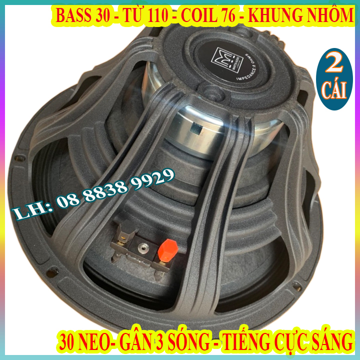 CẶP CỦ LOA BASS 30 NEO COIL 76 GÂN 3 GÂN XẾP TIẾNG MỀM CỰC SÁNG NHẬP KHẨU - GIÁ 2 LOA