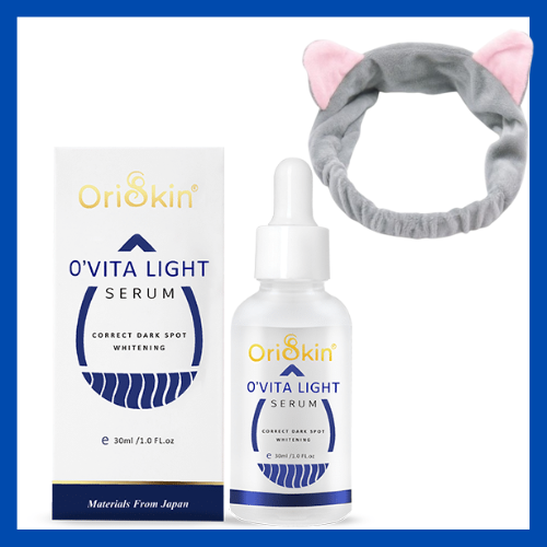 Serum Mờ Thâm Trắng Da Kiềm Dầu Se Khít Lỗ Chân Lông Oriskin O’vita Light Serum 30ml, Tặng Kèm Băng Đô Thời Trang Ngẫu Nhiên