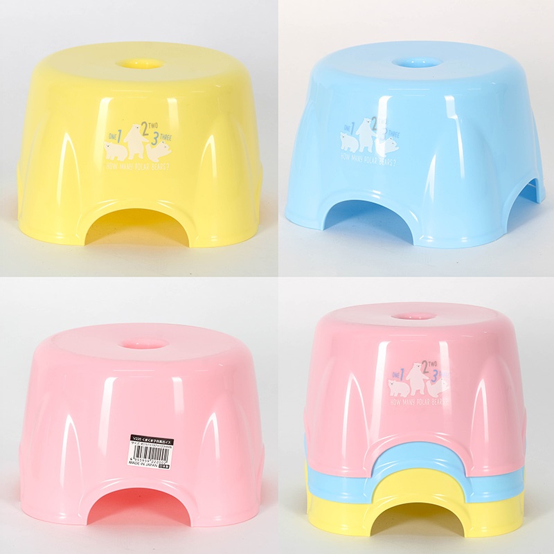 Ghế nhựa cho bé Nakaya Kuma - Hàng nội địa Nhật Bản nhập khẩu chính hãng