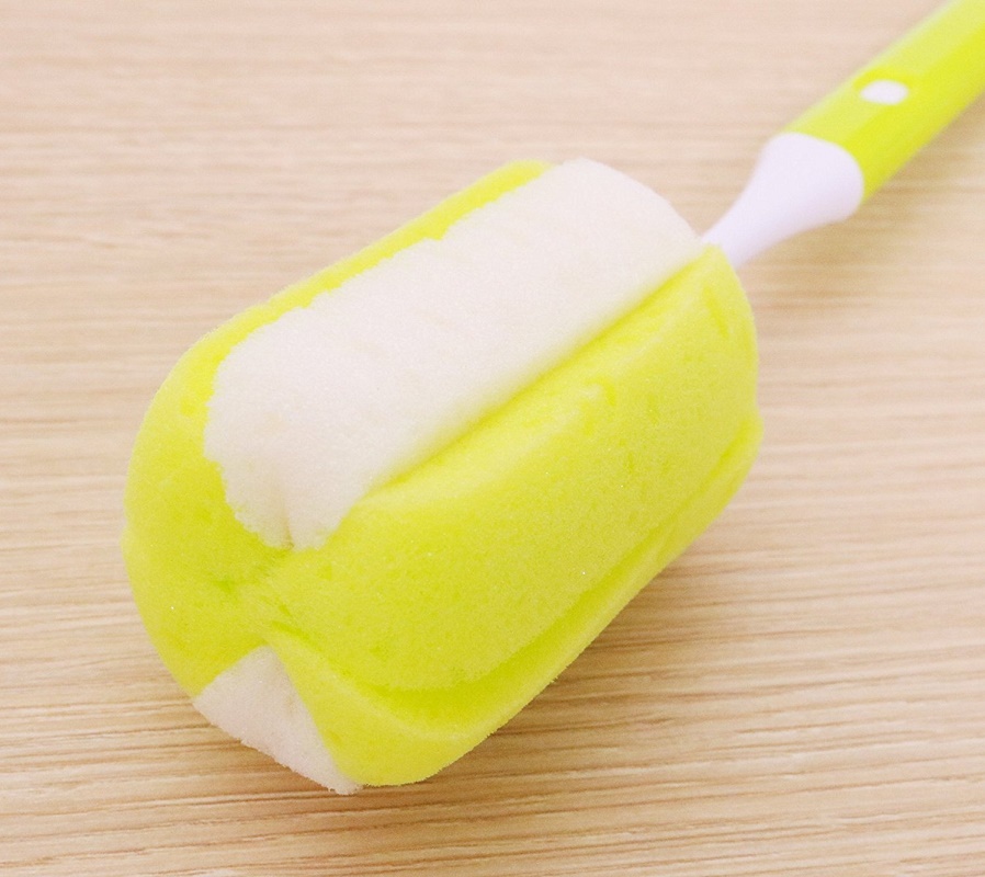 Dụng cụ cọ rửa bình nước cán dài Kokubo - Màu xanh/green - Hàng Nội Địa Nhật Bản nhập khẩu