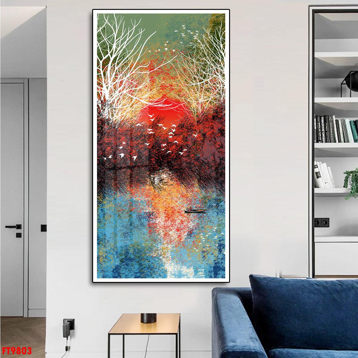 Tranh Trừ Tượng Nghệ Thuật Cao Cấp - Tranh Treo Tường Canvas Sang Trọng