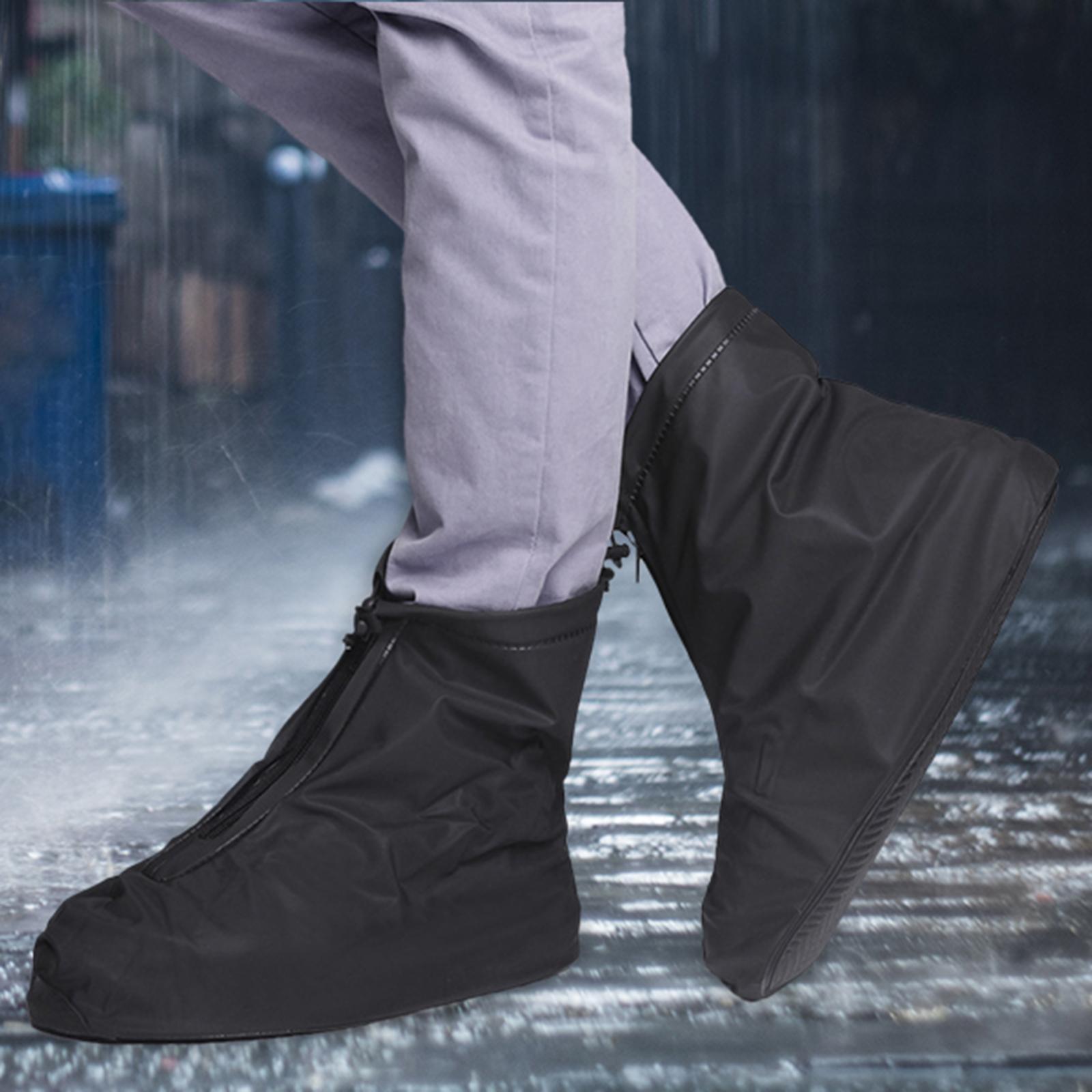 Shoe Covers Rain Overshoes Portable Rainy Day Anti Slip Rain Boot Shoe Covers Rain Shoe Protectors for Travel Outside Outdoor