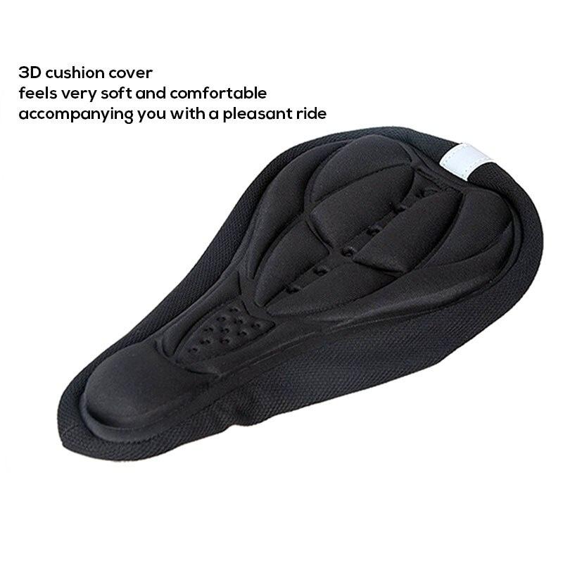 Soft 3D Bike Cushion Pad Men Women Thick Cycling Bicycle Sponge Pad Seat Saddle Cover Outdoor Sports Bicycle Accessory