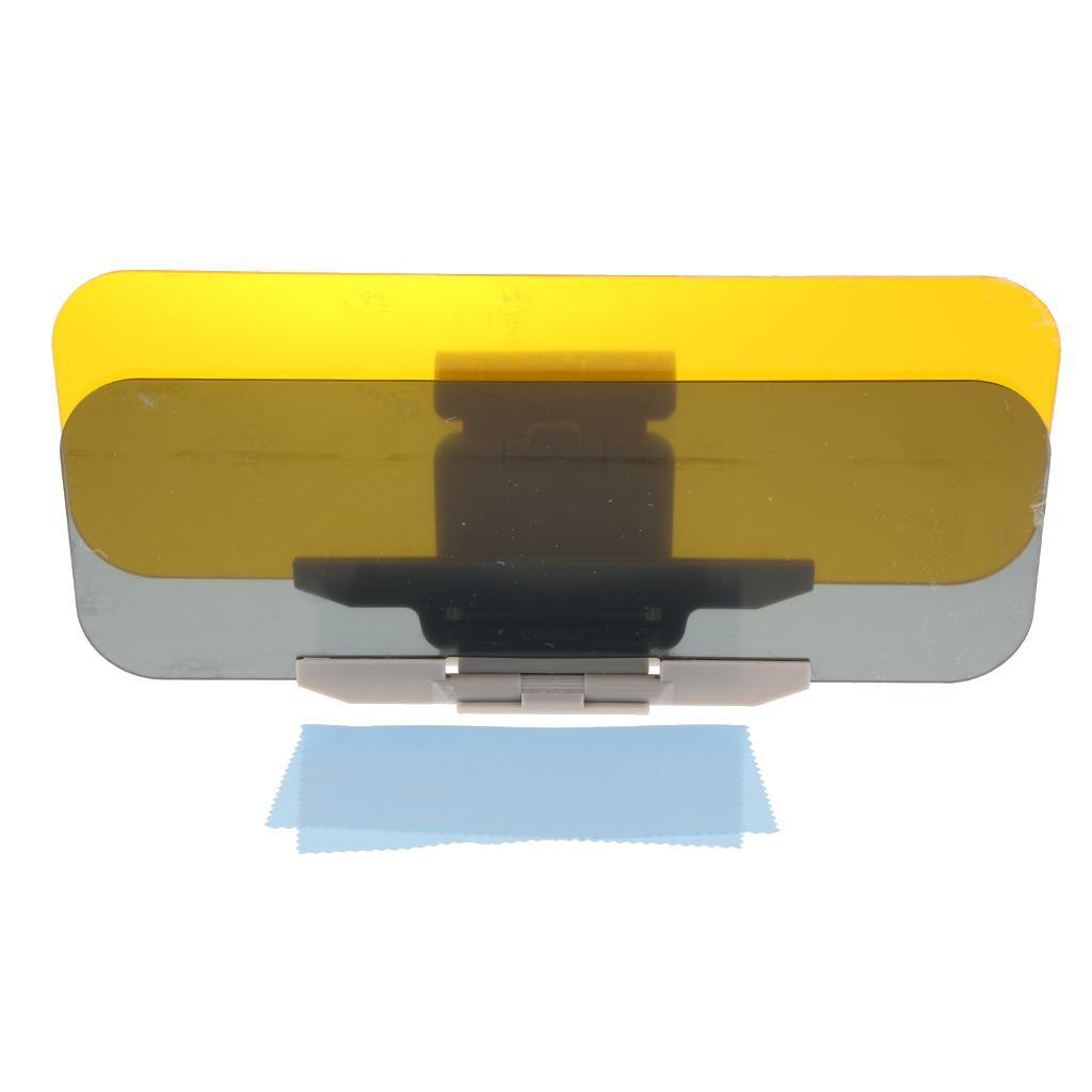 2x Car Sun Visor   Day  Driving Mirror Sun Visor