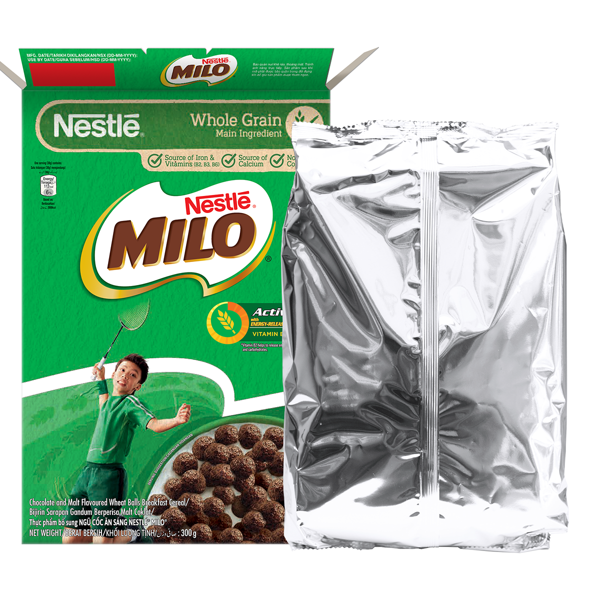 Ngũ cốc ăn sáng MILO (Hộp 300g)