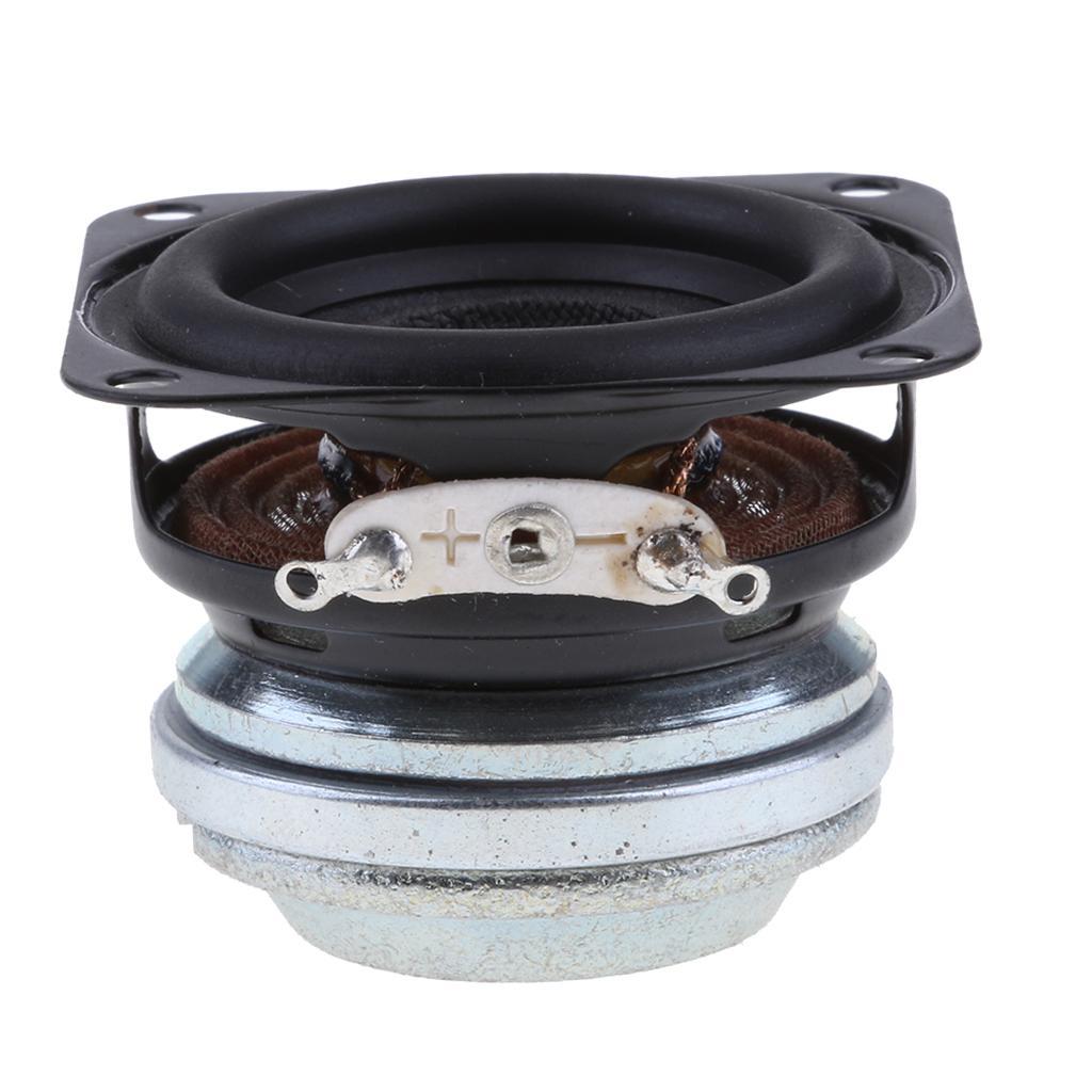 2Packs Premium Hi-Fi 40mm 4Ohm 10W Black PU Stereo Magnetic Speaker 16 Coil