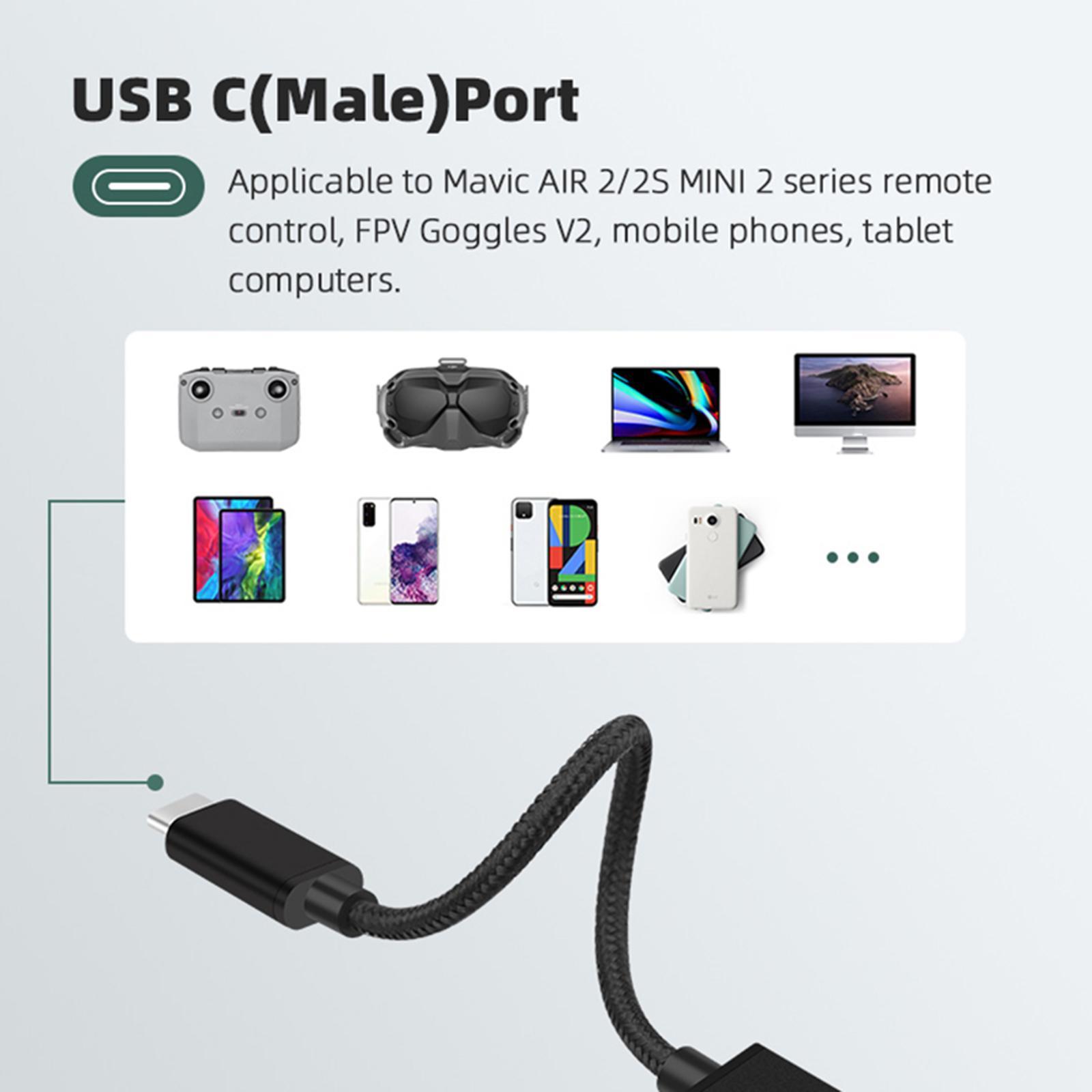 USB C OTG Adapter, USB Type C to OTG Cable USB Adapter, Flying Glasses, Mobile Phones, Tablets