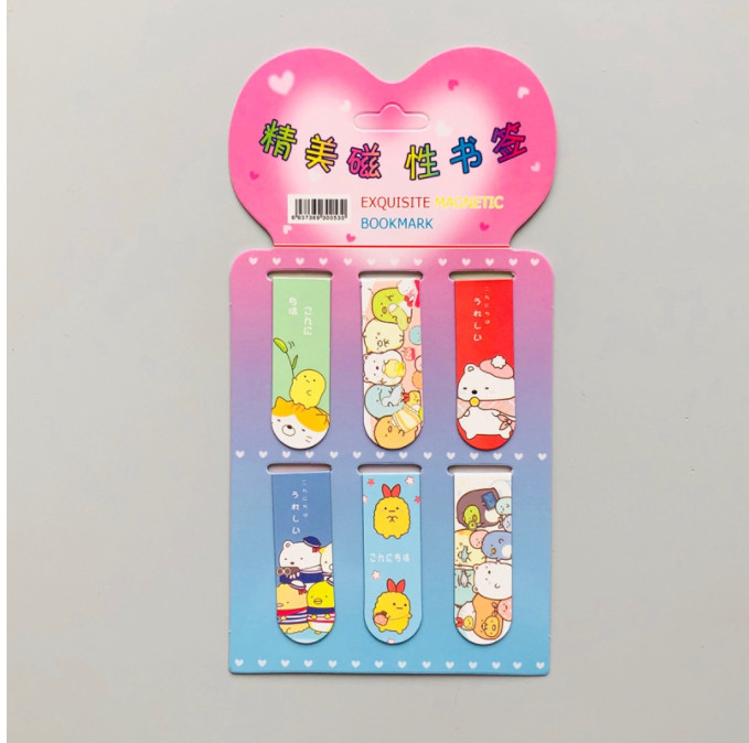 Set 6 Bookmark Đánh Dấu Sách Hình Động Vật Dễ Thương - Giao Mẫu Ngẫu Nhiên