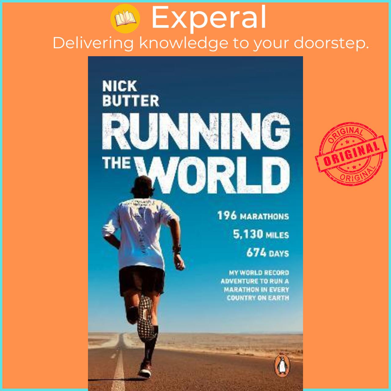 Sách - Running The World : My World-Record-Breaking Adventure to Run a Marathon i by Nick Butter