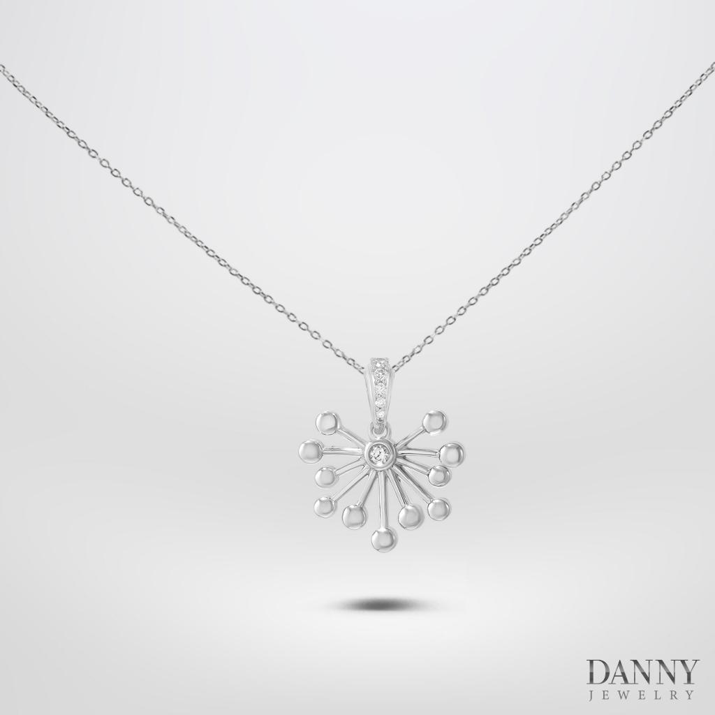 Mặt Dây Danny Jewelry Bạc 925 Xi Rhodium Bồ Công Anh MD048