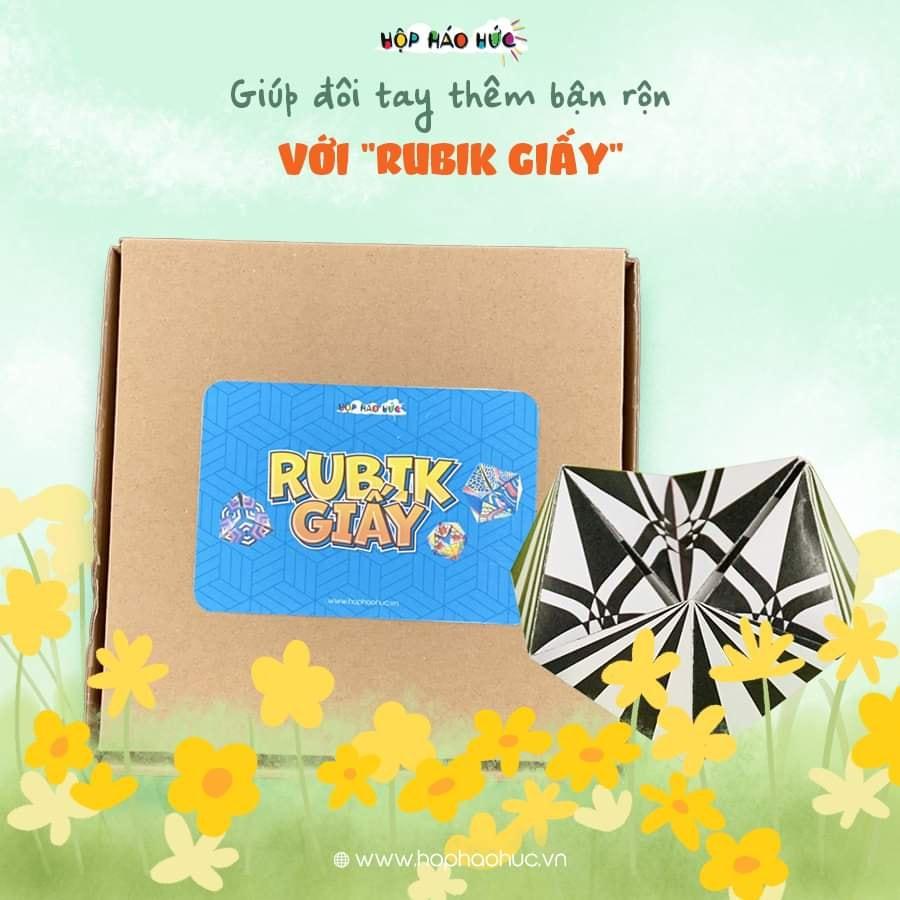 Đồ chơi thông minh cho bé RUBIK GIẤY Hộp Háo Hức 6-10 tuổi - giúp đôi tay con bận rộn