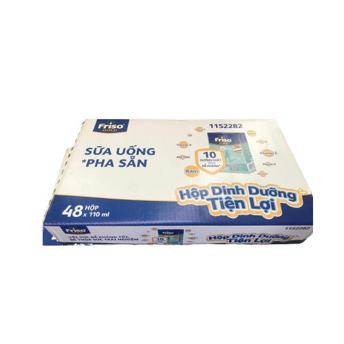 Hình ảnh Thùng 48 Hộp Sữa Bột Pha Sẵn Friso Gold Rtd Vani (48 Hộp X 110ml)