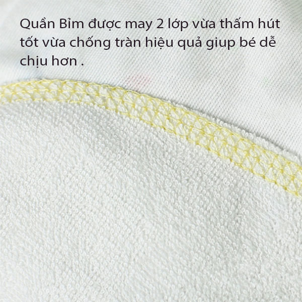 Combo 2 Quần Sơ Sinh Xinh xắn Cho Bé Từ 7 - 23Kg ( Giao Màu Ngẫu Nhiên )