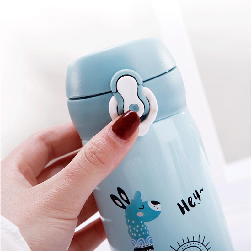 500/350Ml Hoạt Hình Alpaca Giữ Nhiệt Cốc Di Động Dễ Thương Cách Nhiệt Cốc Bình Giữ Nhiệt Chân Không Thép Không Gỉ Nhiệt Bình Tumbler Thermocup
