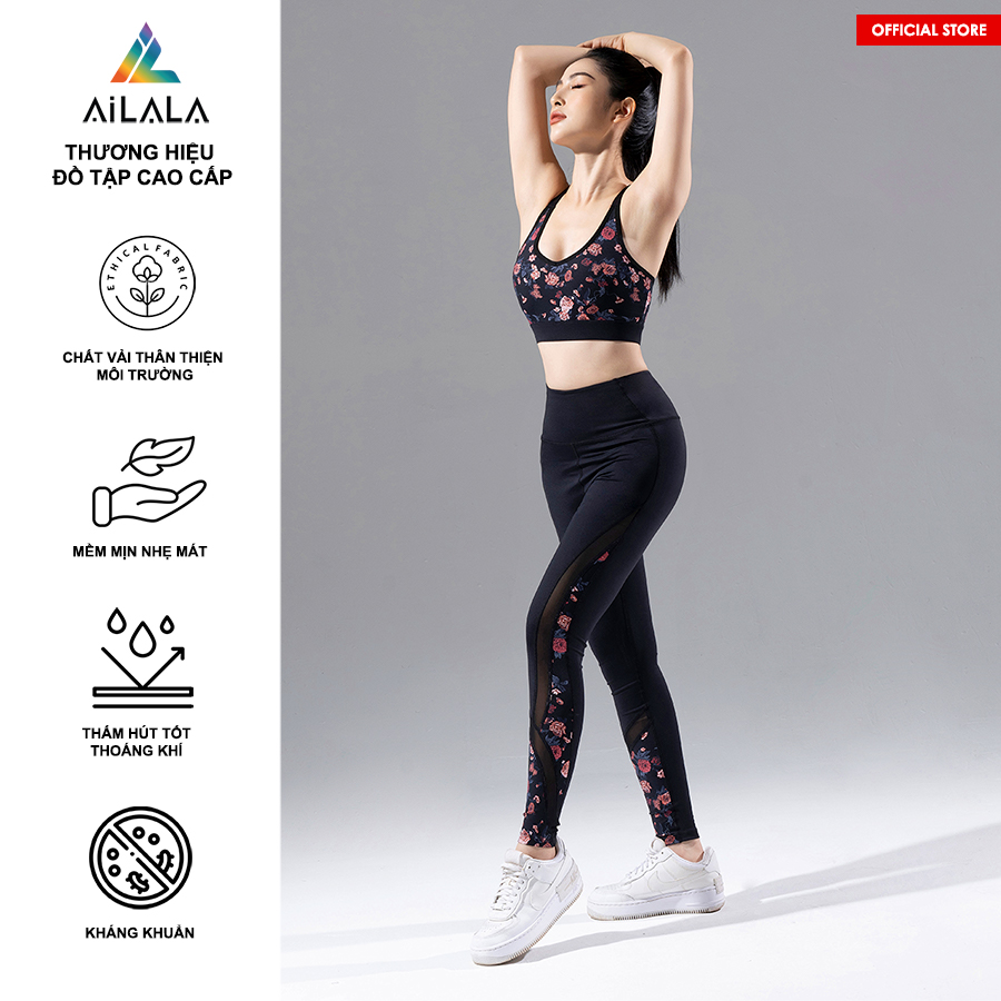 Mua Bộ quần áo thể thao nữ AiLALA LUX58, Đồ tập Yoga Gym Pilates, chất vải  Hi-tech cao cấp - M tại ACTIVE SHOP