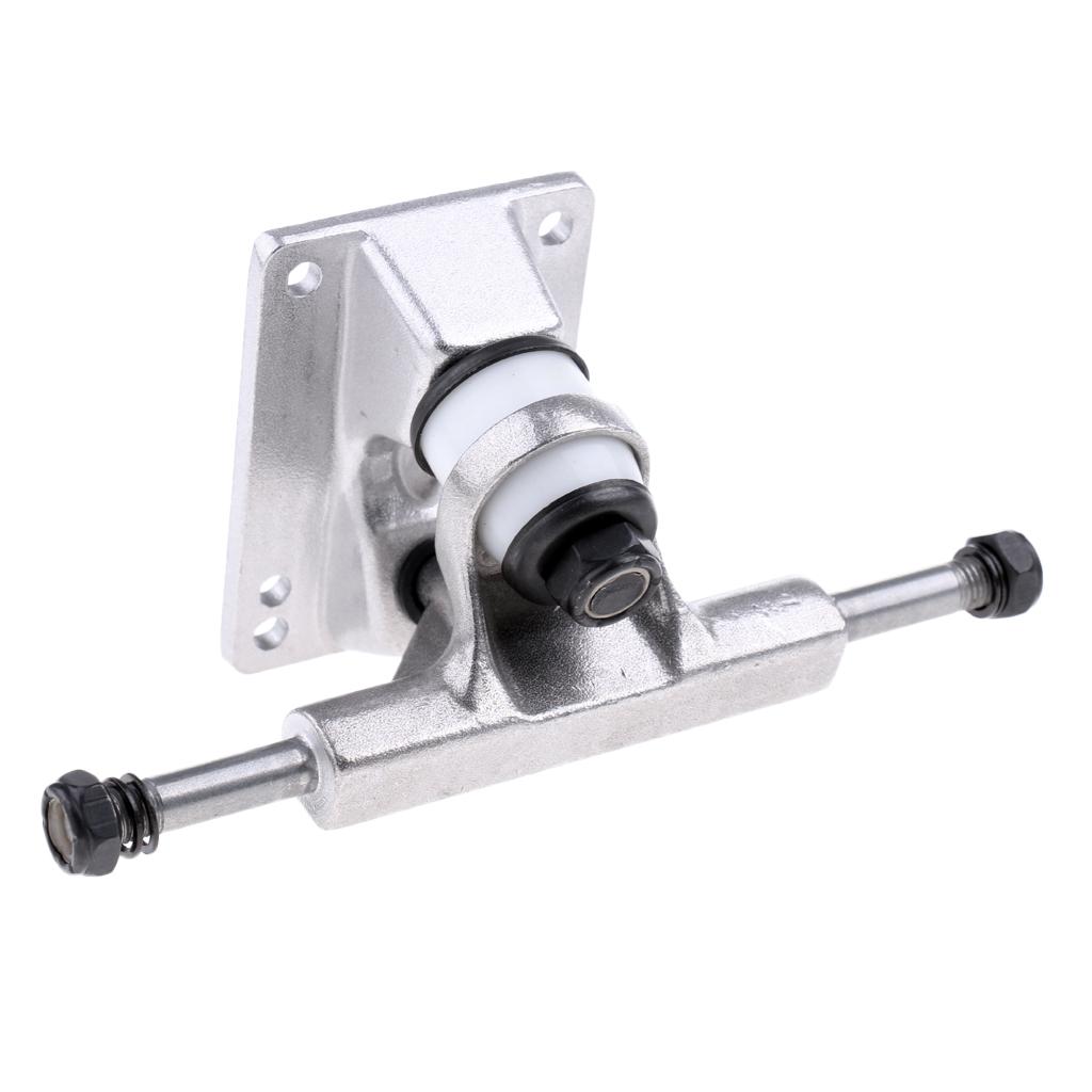 2xAluminum Alloy 3.25"/83mm Skateboard Truck Longboard Truck Outdoors Silver