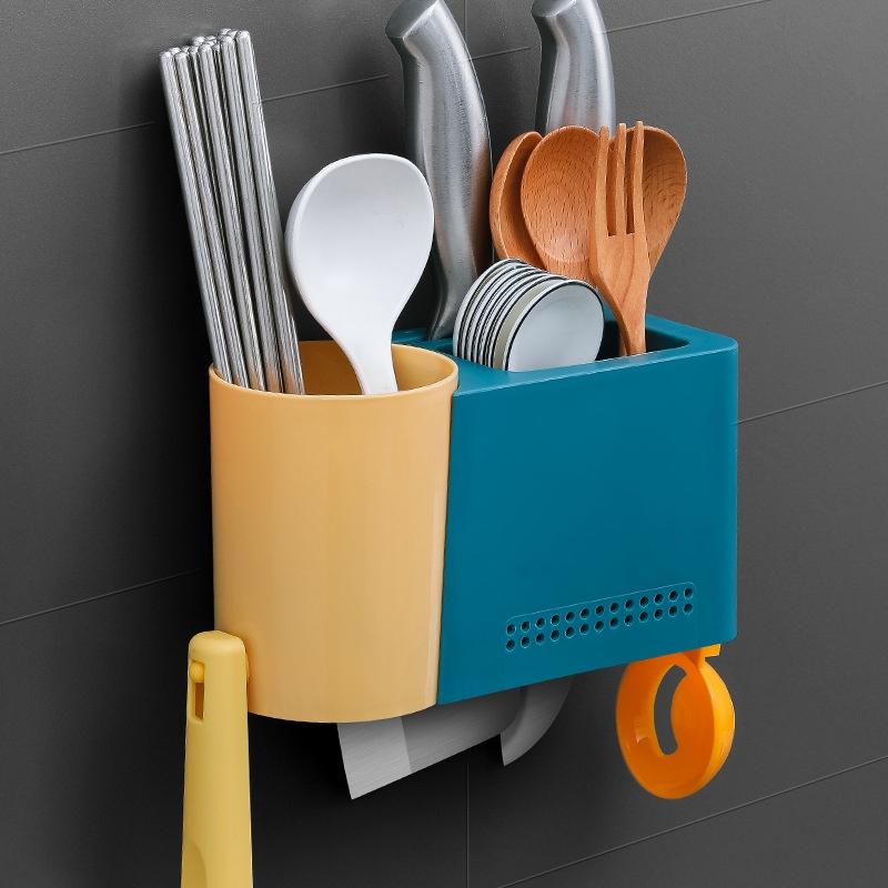 Hộp Đựng Đũa Muỗng Gắn Tường Tiện Dụng Cho Nhà Bếp