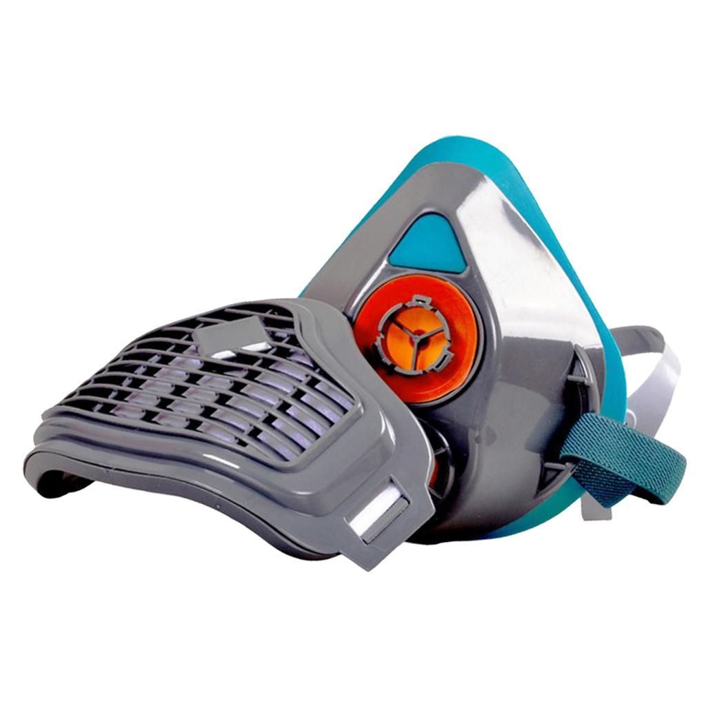 Silica Gel Facepiece Respirator Half Face Painting Spraying Gas Mask