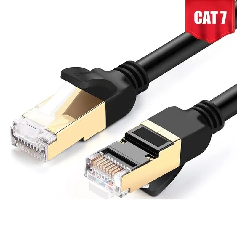 Ugreen UG11268NW107TK 1M màu Đen Cáp mạng LAN CAT7 STP chống nhiễu - HÀNG CHÍNH HÃNG