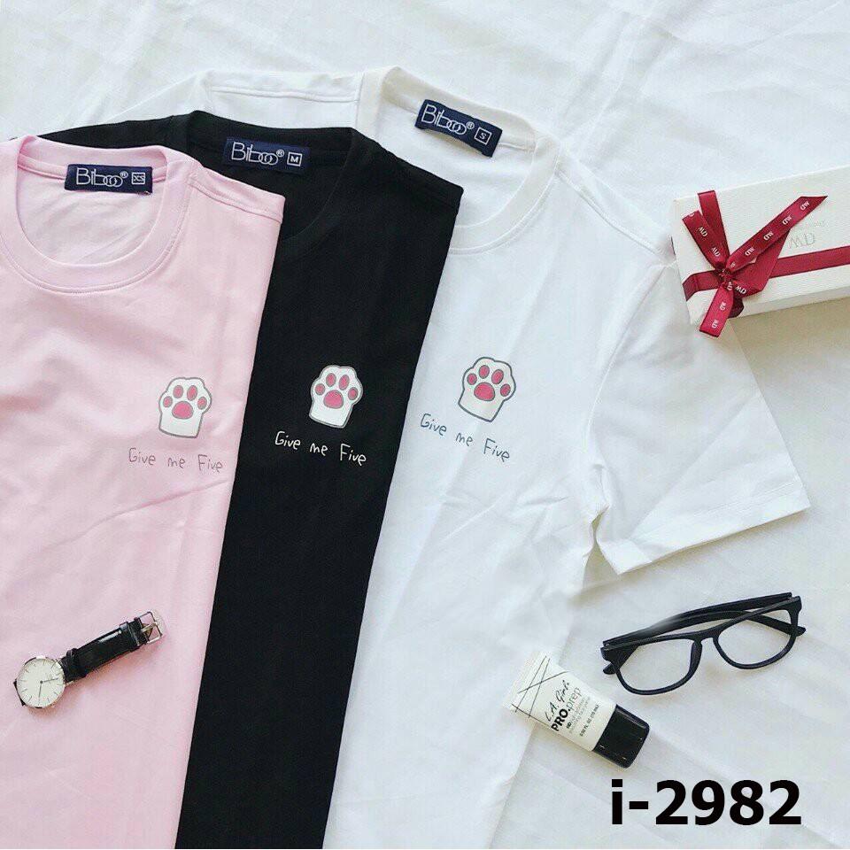 Áo thun unisex logo chân cún