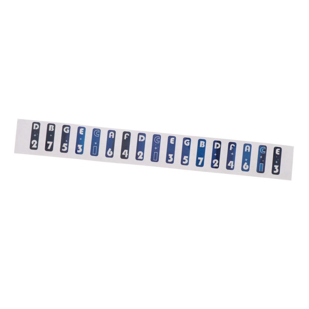 African Kalimba Thumb Piano Note Sticker for Beginner Musical Gift