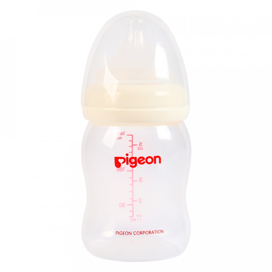 Bình sữa pigeon PP Plus 160ml CỔ RỘNG