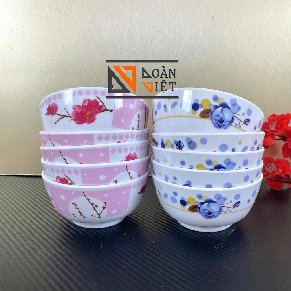 Chén CƠM MECA cao cấp 11cm - HÀNG VIỆT NAM CHẤT LƯỢNG CAO, hoa văn sang trọng