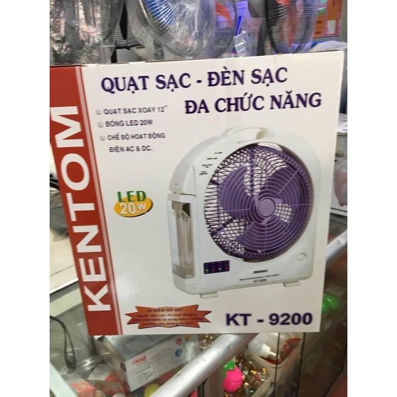 Quạt Sạc- Đèn Sạc Đa Chức Năng KENTOM