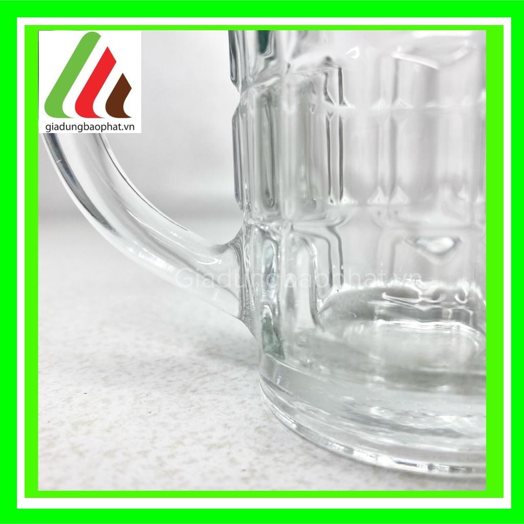 Bộ 6 ly thủy tinh có quai cầm 320ml việt tiệp chính hãƞg - ly cà phê