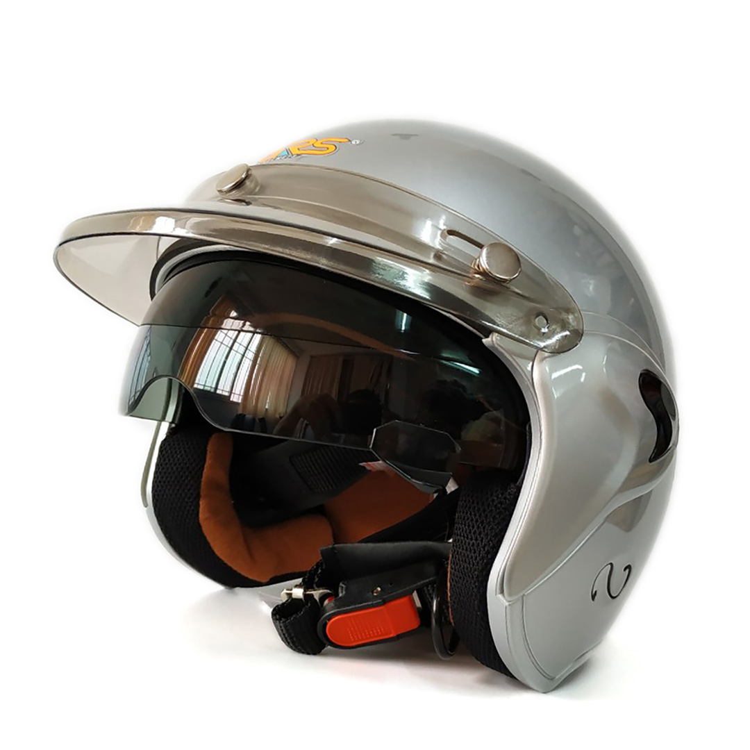 Mũ bảo hiểm 3/4 giấu kính GRS A318K
