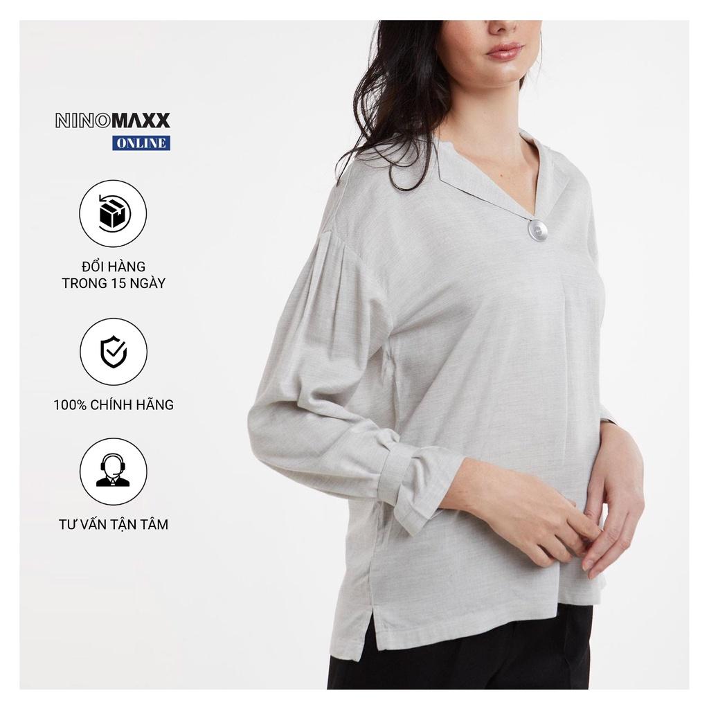 Áo Nữ Ninomaxx cổ chữ V mã 1912027