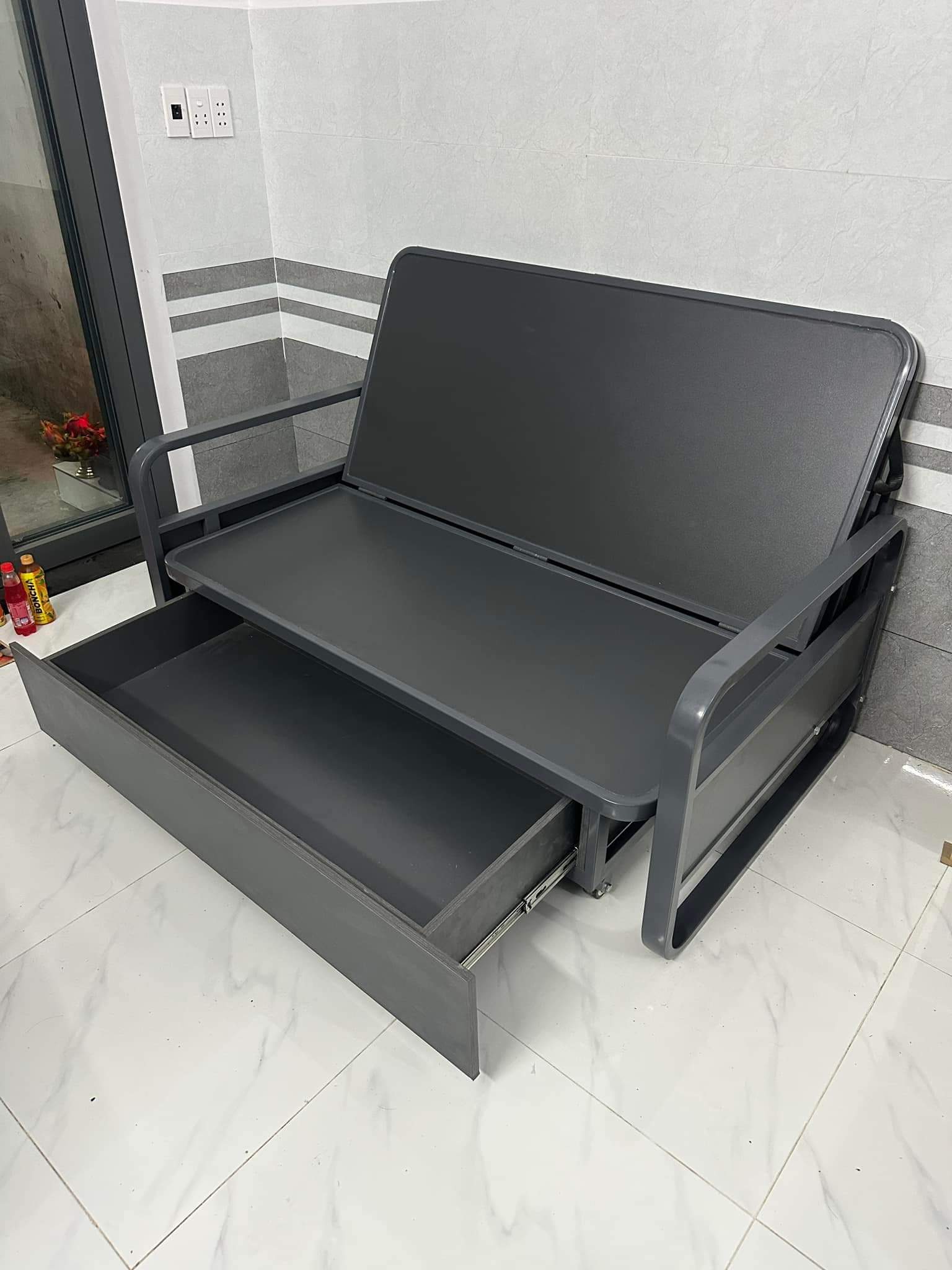 Giường sofa,Sofa giường gấp gọn thông minh Juno Sofa giải pháp tiết kiệm không gian tiện lợi