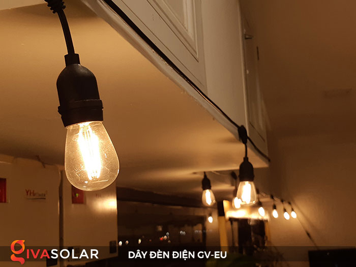 Dây đèn led chiếu sáng trong nhà, ngoài trời GIVASOLAR GV-EU