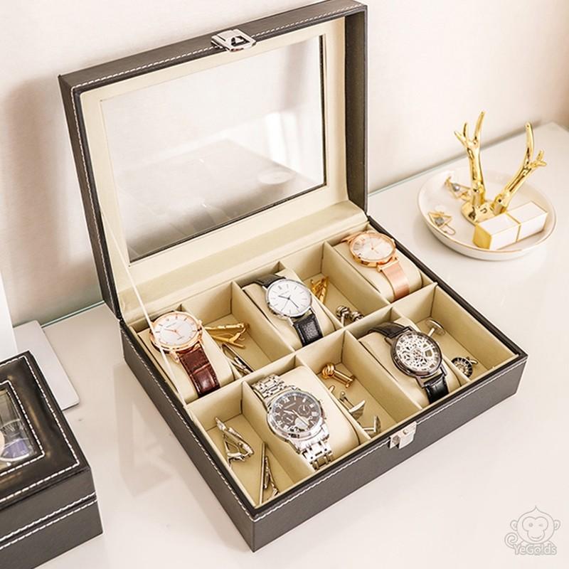 Hộp đựng đồng hồ 10 ngăn - Luxury Watch Box 10 slots - Home and Garden