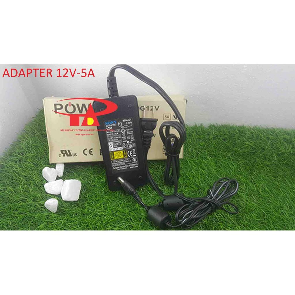 Bộ Combo 5 cái ADAPTER 12V 5A chất lượng, đủ ampe dùng cấp nguồn cho camera,đèn led...