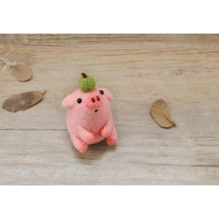 LEN CHỌC - LEN THÔ - Needle Felting để làm thú đồ chơi.