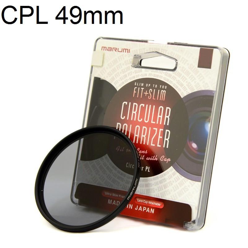 Filter Kính lọc Marumi Fit &amp; Slim Circular PL 49mm - Hàng Chính Hãng