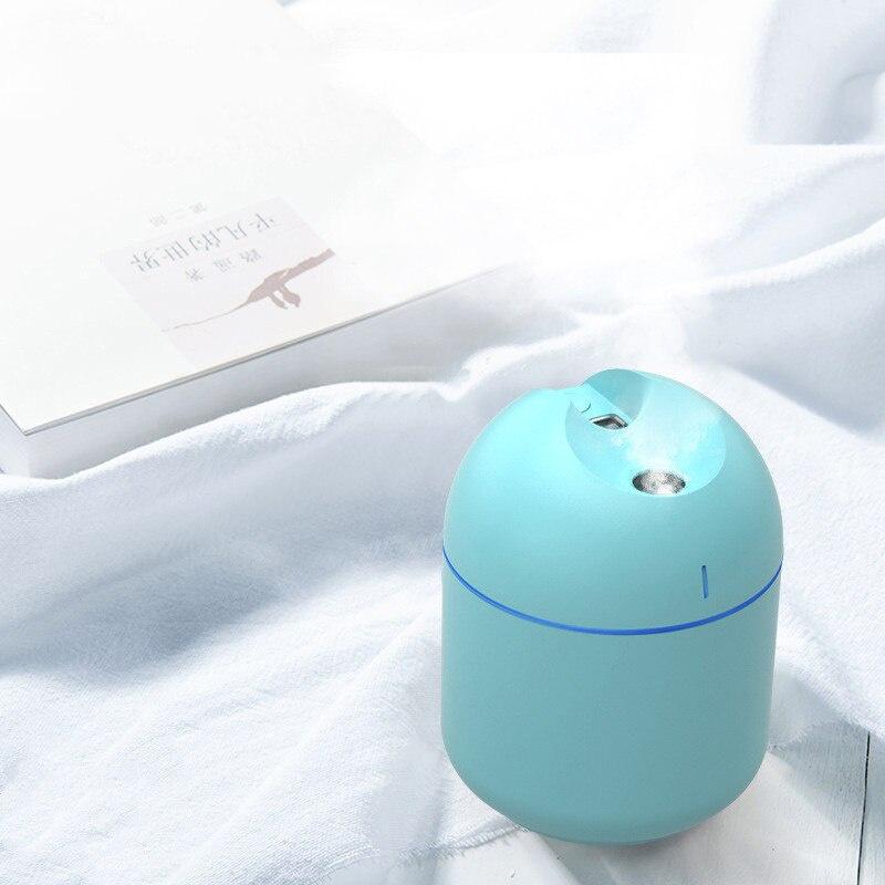 Mini Air Humidifier 250ML Aroma Essential Oil Diffuser Super Quiet USB Fogger Mist Maker For Home Car 2021 NEW