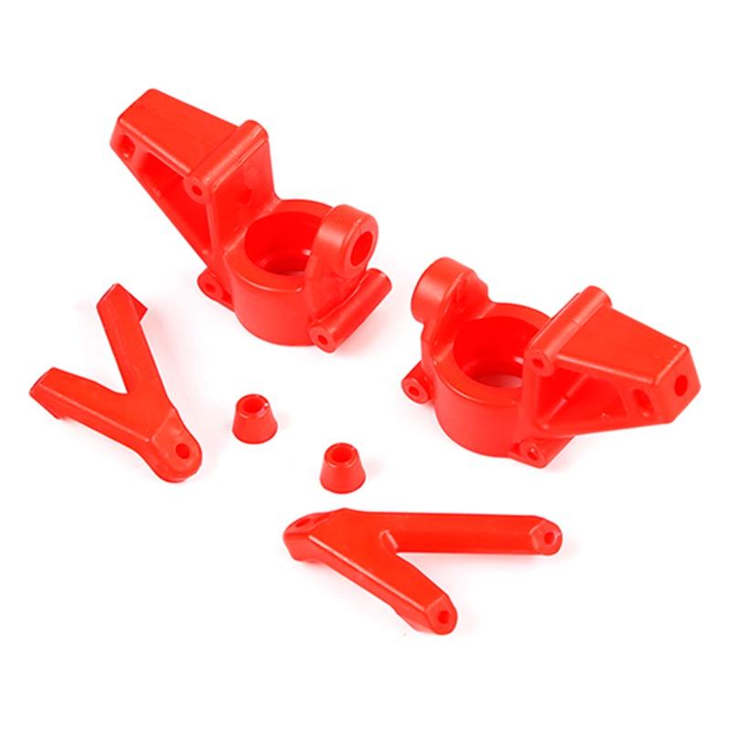 Front Wheel Bearing Seat Kit for 1/5 HPI ROFUN BAHA ROVAN KM BAJA 5B 5T 5SC Toys Parts RC Car Accessories-Red