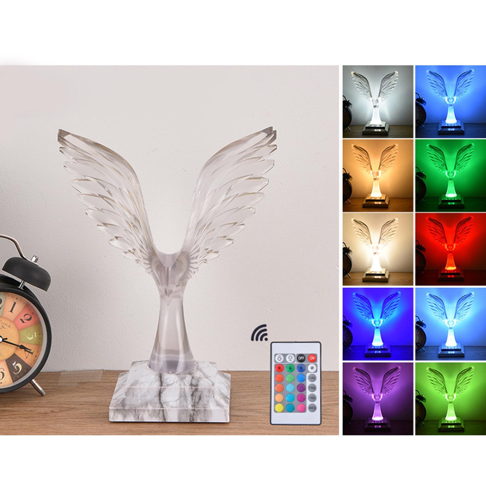 Table Lamp RGB USB Charging Mood Lights Dimmable Desk Marble color