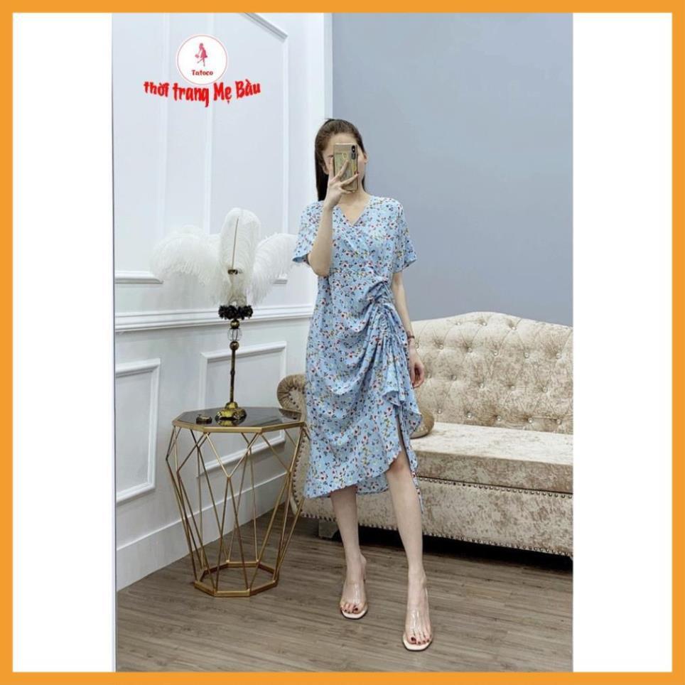 đầm bầu công sở hoa nhí New 5 màu (hình thật) (shop Tatoco