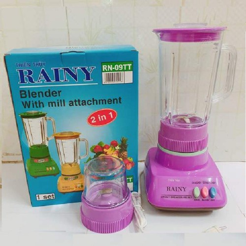 Máy Xay Sinh Tố Rainy RN09TT Màu Tím - Hàng Chính Hãng