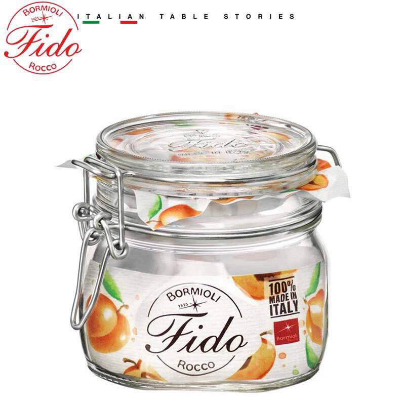 Hũ thủy tinh nắp cài Fido 500mlBormioli Rocco- HÀNG CHÍNH HÃNG