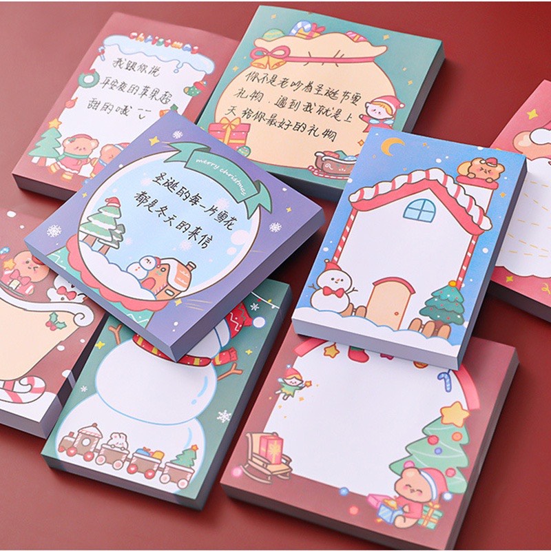 Giấy ghi chú chủ đề giáng sinh cute dễ thương