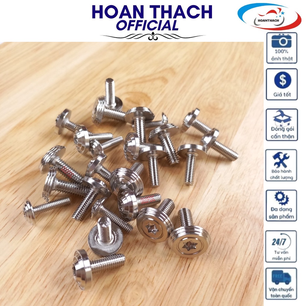 Bộ Ốc Áo Mẫu Thái Inox 304 cho xe máy Winner ( 25 con ), HOANTHACH SP017378